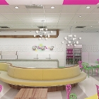 CC Swirls Yogurt Shop Interior Design