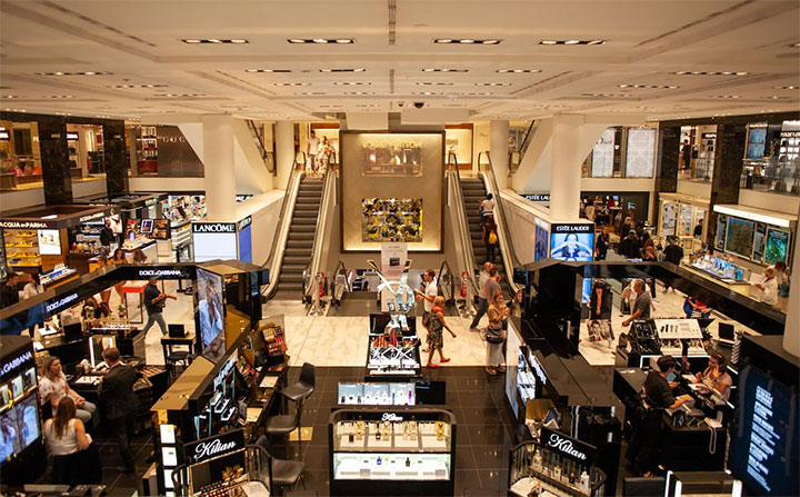 Boosting sales by using sounds in a mall