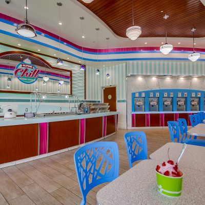Alpine Chill Yogurt Shop Design