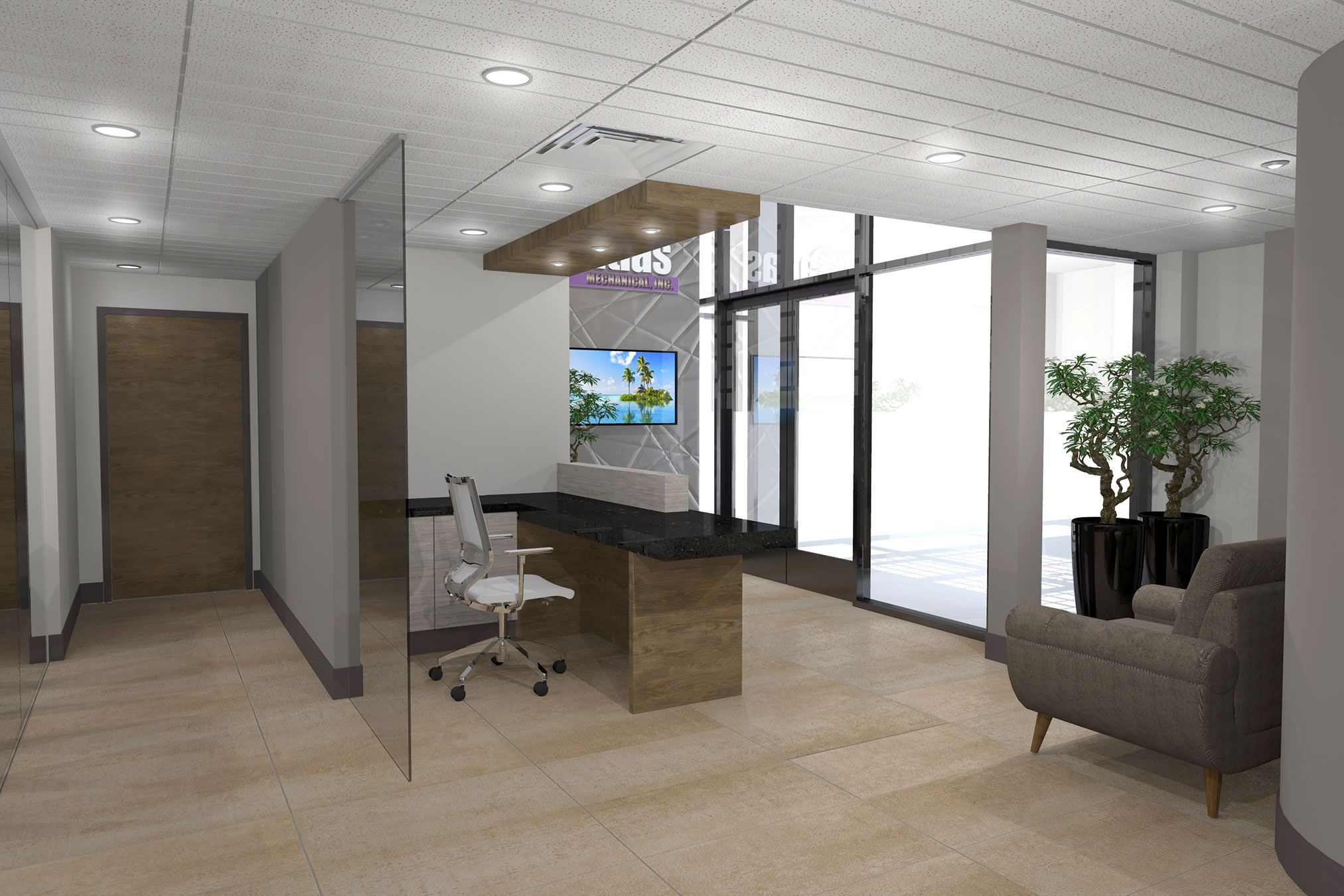 Atlas Mechanical Office Interior Design