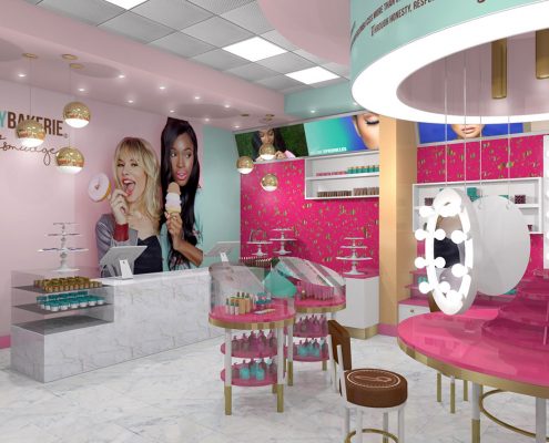 Beauty Bakerie Store Interior Design - 3D model
