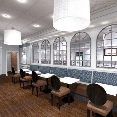 Cafe Froyo interior design