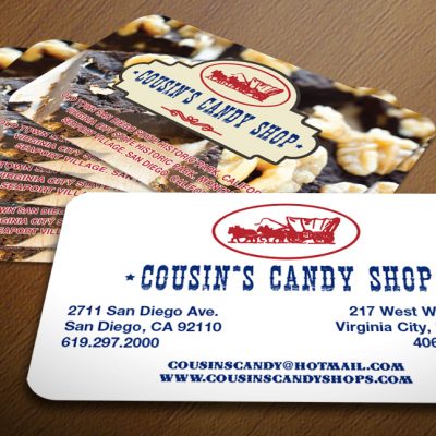 Store business cards design