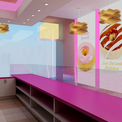Holey Donuts store interior design