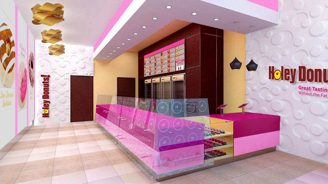 Holey Donuts store interior design