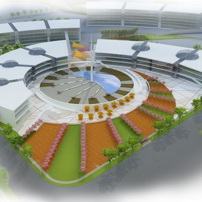 Juron, China, mall shopping center plaza design concept
