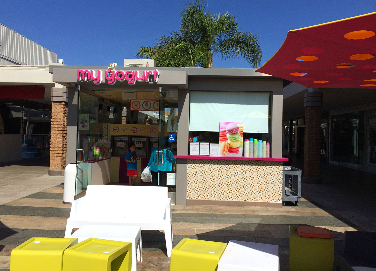 My Yogurt shop kiosk design