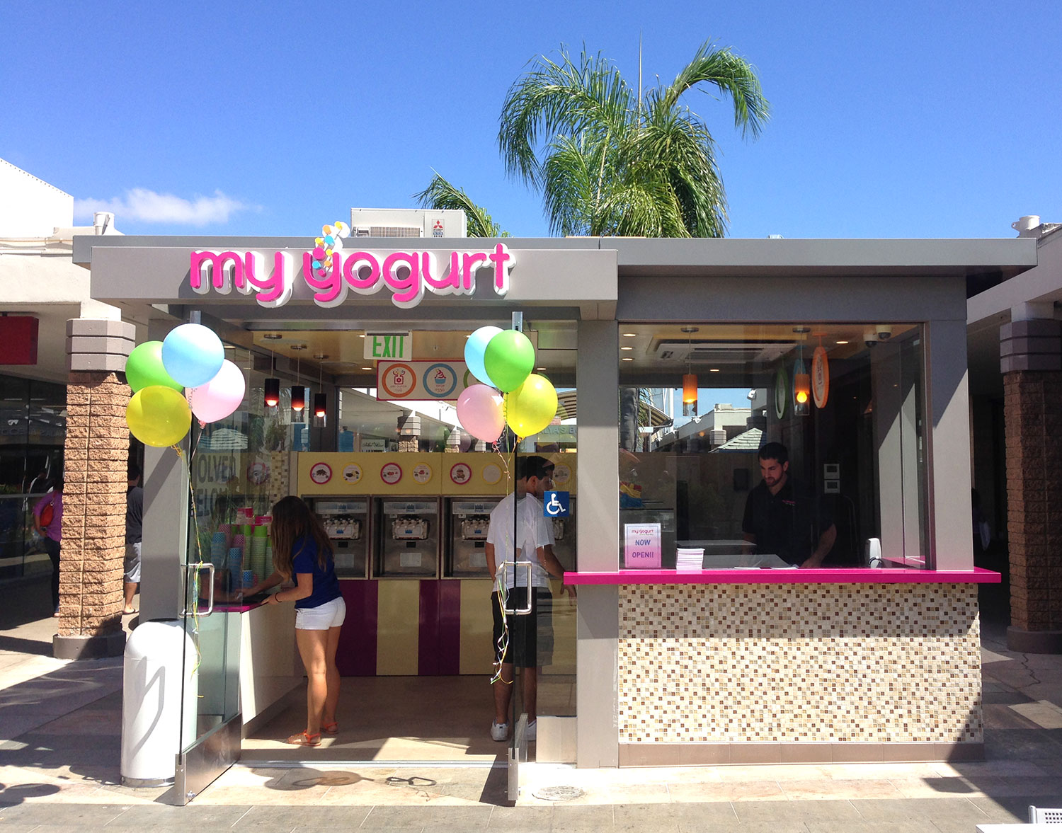 My Yogurt shop kiosk design