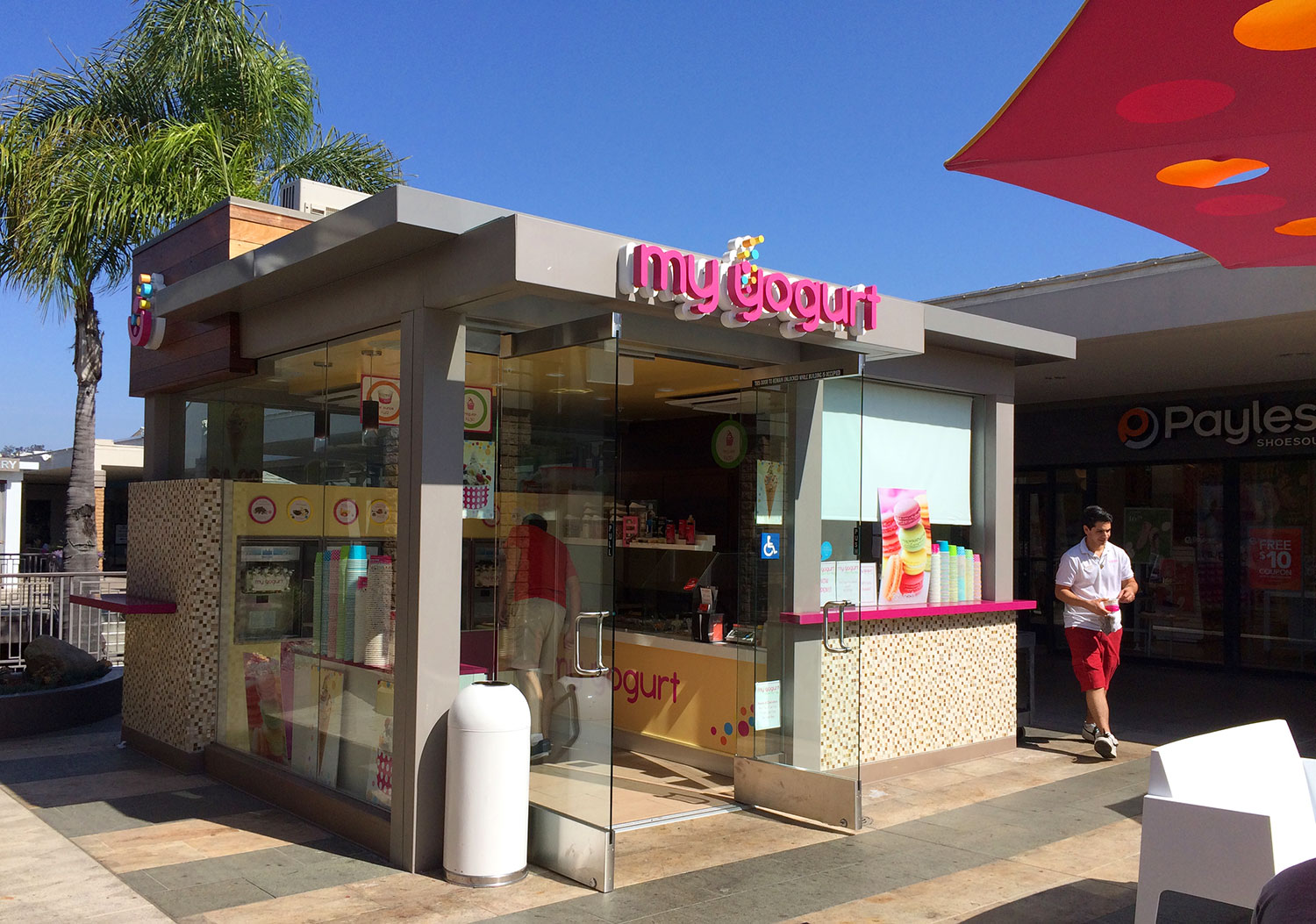 My Yogurt shop kiosk design