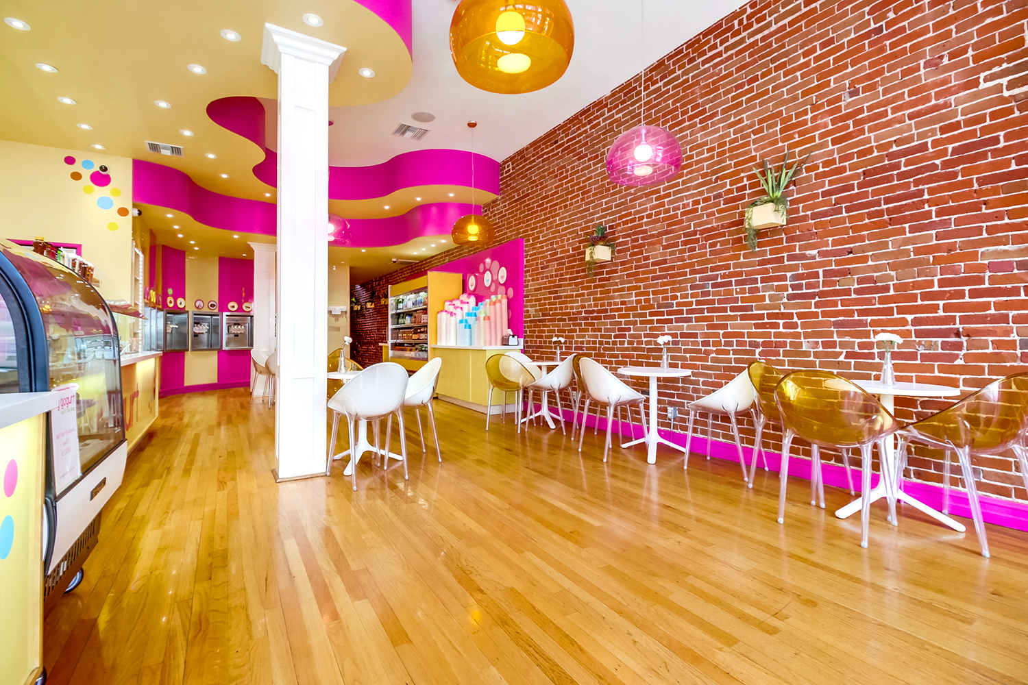 My Yogurt frozen yogurt shop interior design and branding