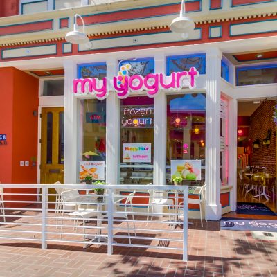 My Yogurt frozen yogurt shop interior design and branding