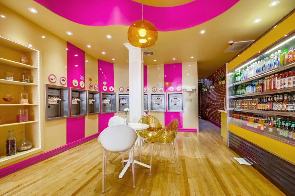 My Yogurt frozen yogurt shop interior design and branding