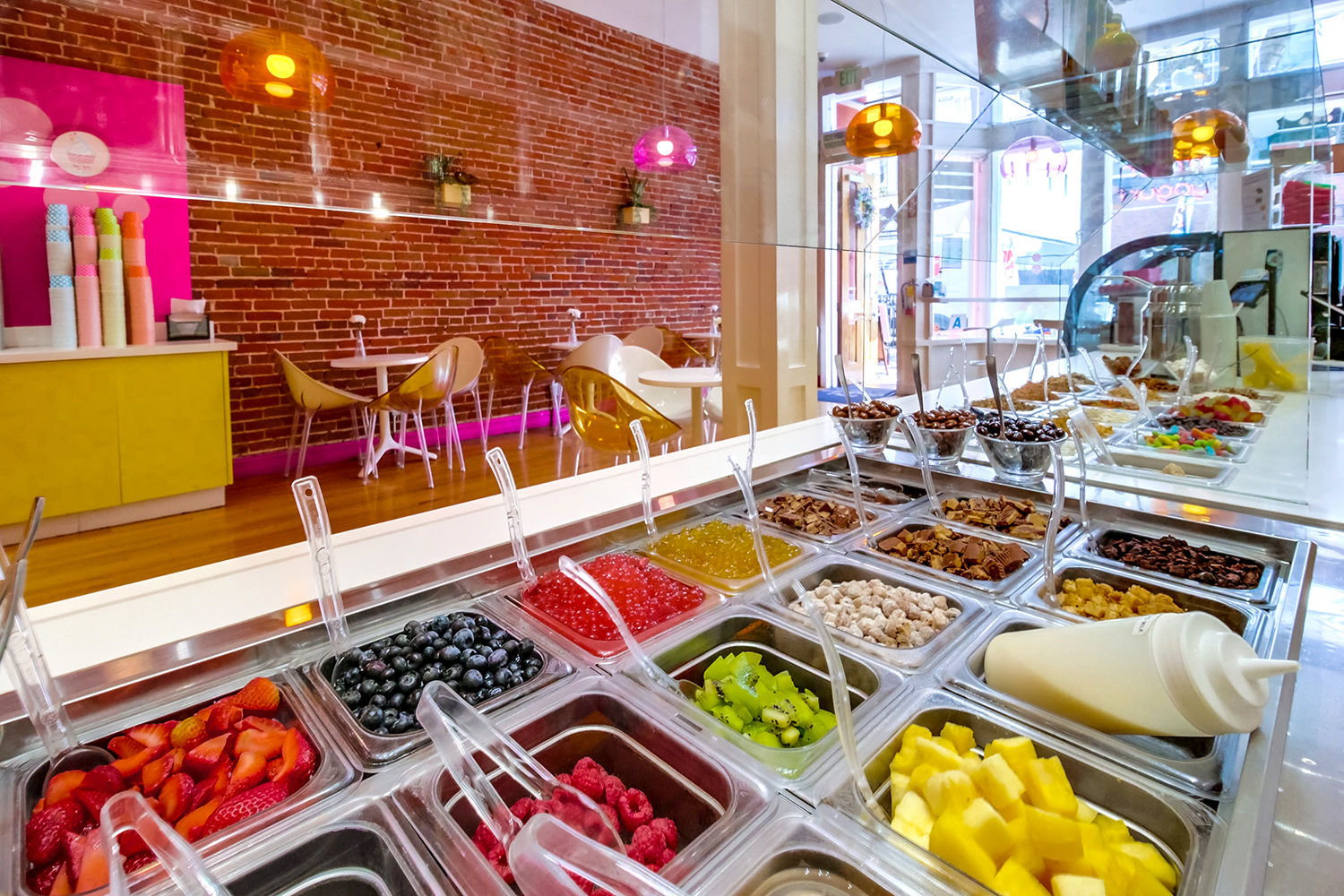 My Yogurt frozen yogurt shop interior design and branding