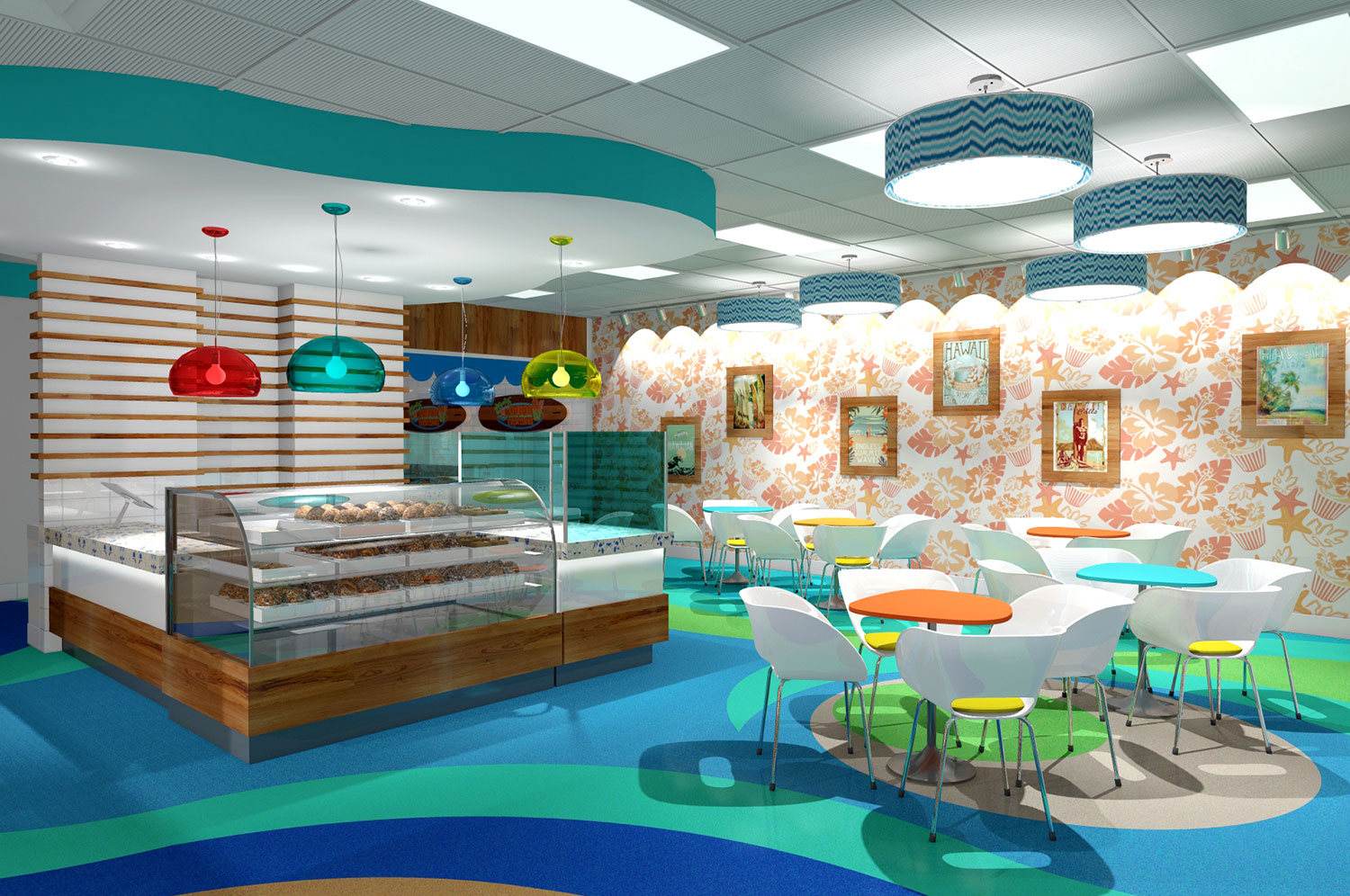 Ohana Cupcakes store interior design