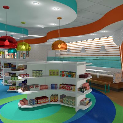 Ohana Cupcakes store interior design