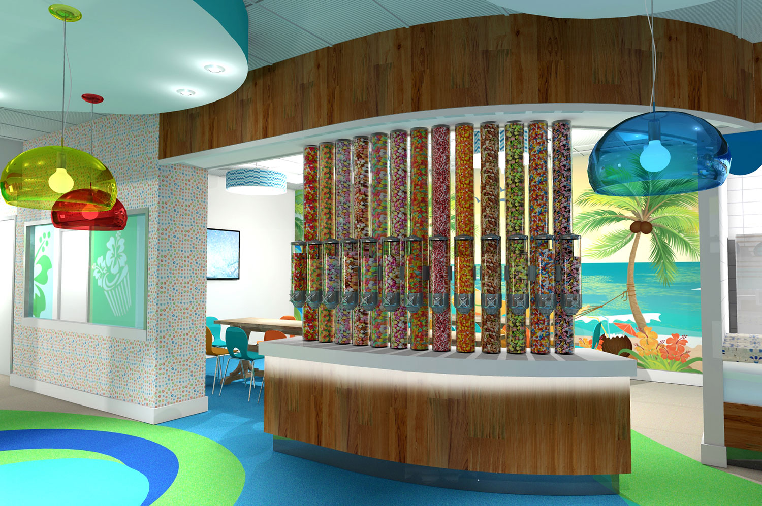 Ohana Cupcakes store Branding, Interior and Permitting