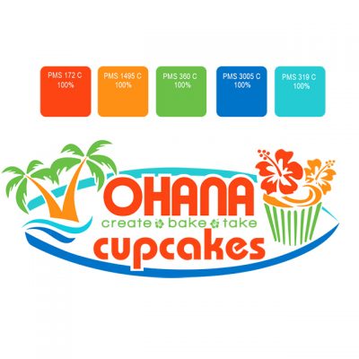 Cupcakes Store logo design