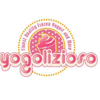 Yogurt shop logo design