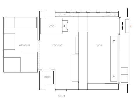 Rustic Bakery Design In Japan Commercial Interior Design News   Bakery Floor Plan 