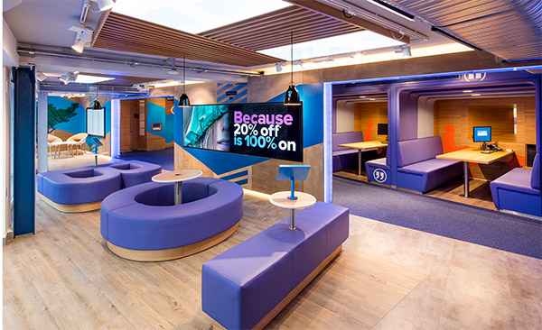 Bank Interior Design and Branding in Dublin Bank of Ireland