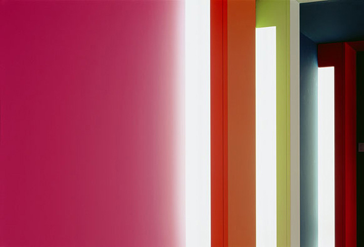Multi-colored office interior