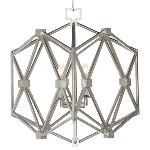 Industrial chandelier with a clean contemporary touch is trending in 2017