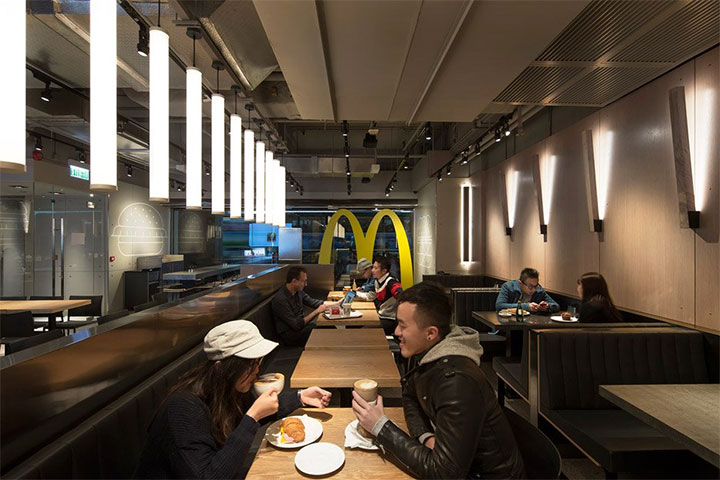 Mcdonald S Restaurant Interior Design Is Part Of Rebranding Strategy