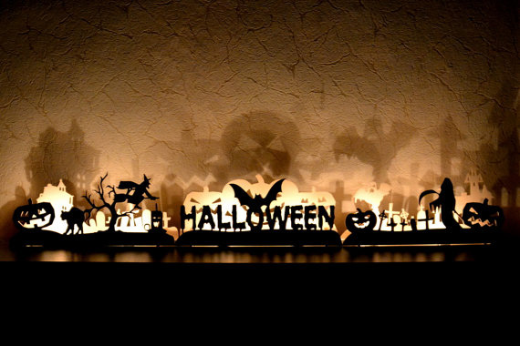 Halloween silhouette decor