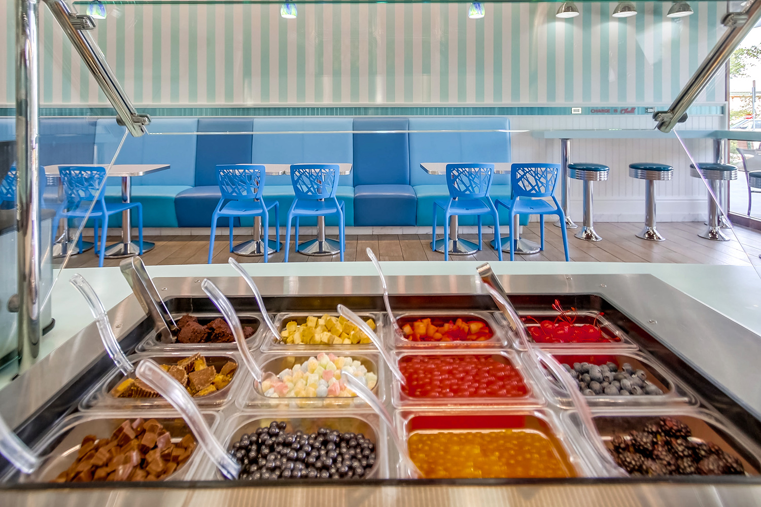 Alpine Chill Yogurt Shop Branding and Interior Design