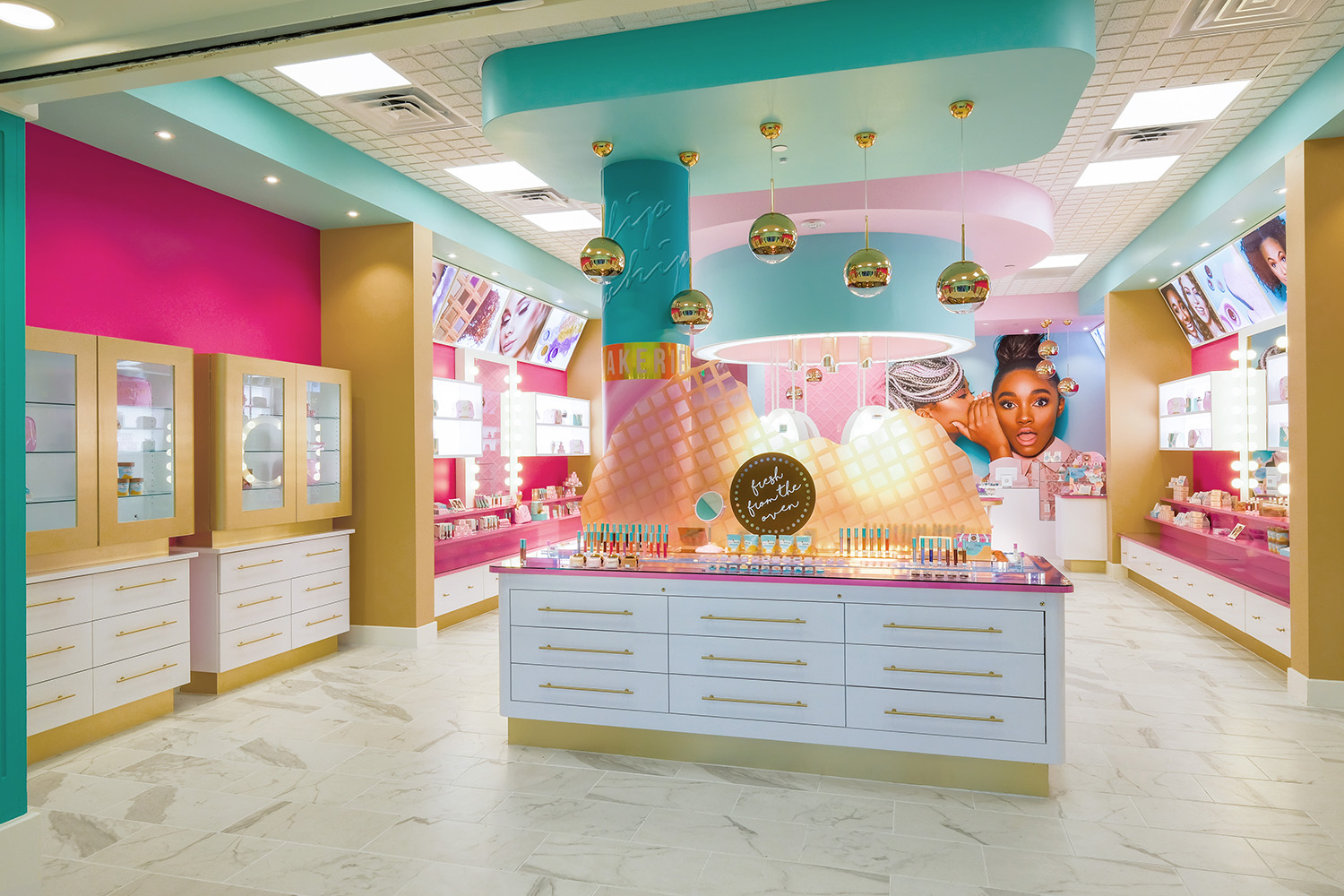 Beauty Bakerie Store Interior Design