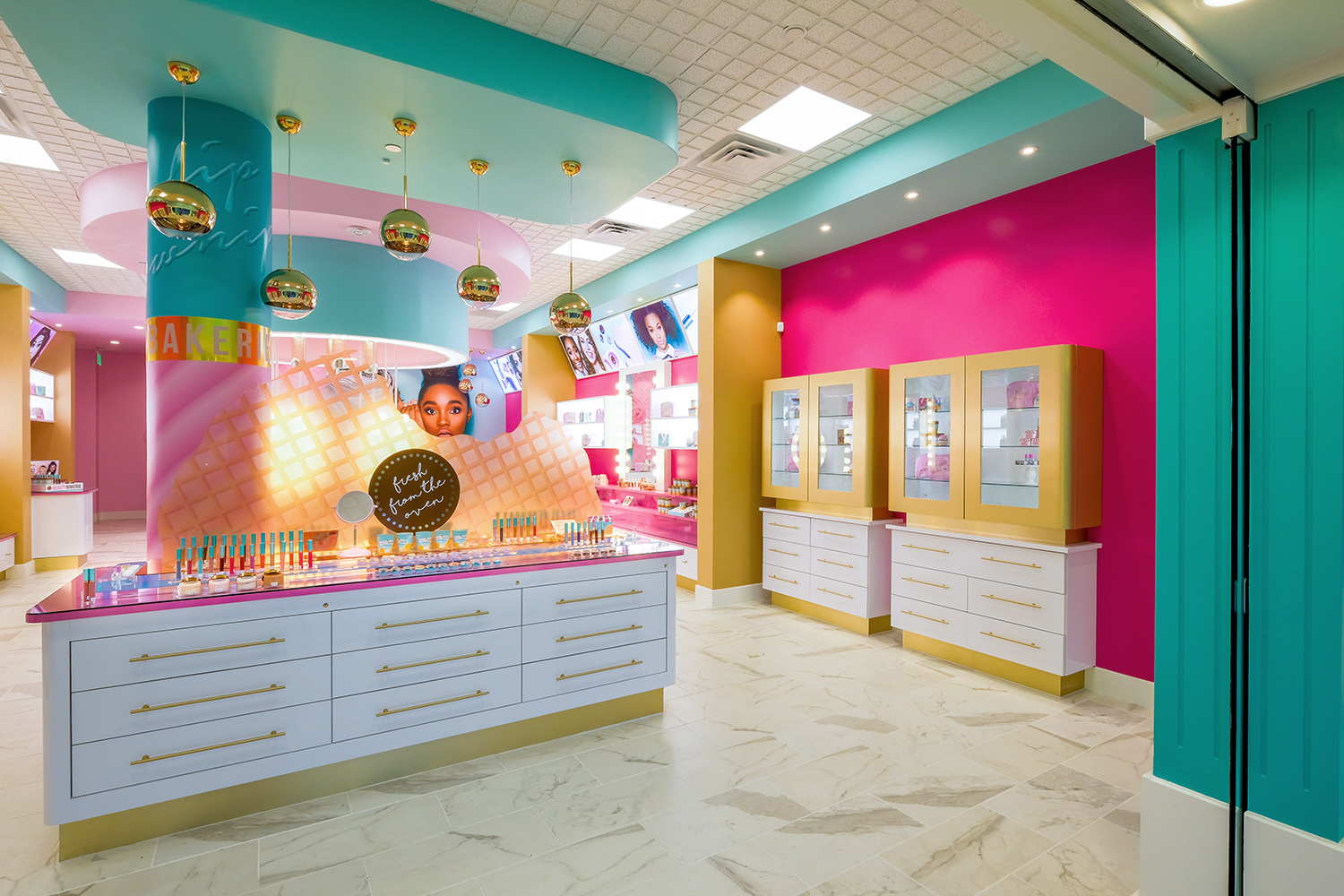 Beauty Bakerie Store Interior Design