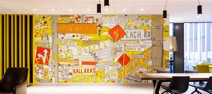 Breathing Life into Your Space with Colorful Office Wall Graphics - Mindful  Design Consulting