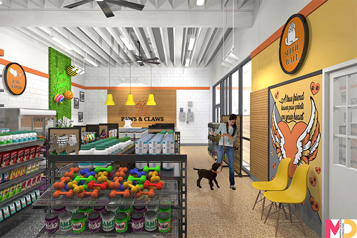 pet shop store design