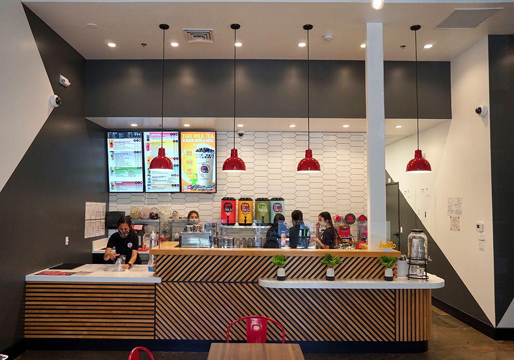 Modern Boba Tea Shop Interior Design In San Diego