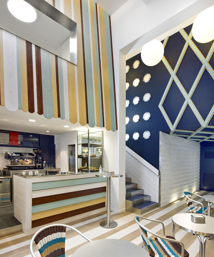 A nice looking interior design for an ice cream shop. | Sorveteria  decoração, Decoração, Garrafas