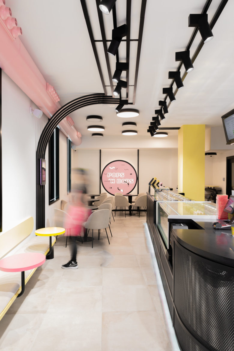 Creative Ice-Cream Store Design Has Power-Tool Theme