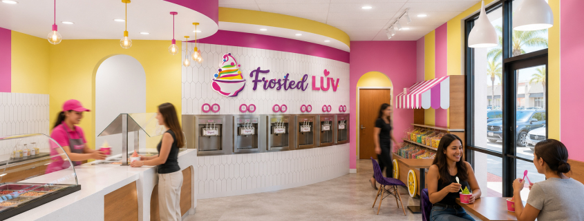 Frosted Luv Dessert Shop Interior Design