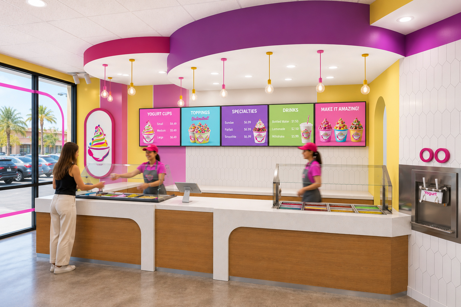 Frosted LUV Dessert Shop Design
