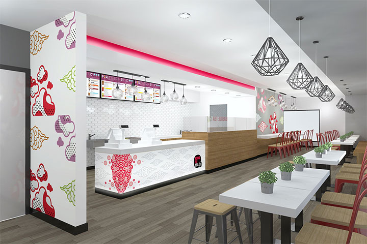 bubble tea shop design