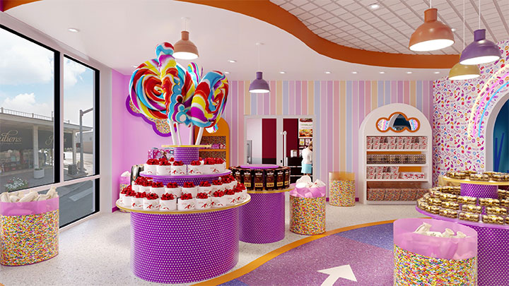 candy store design