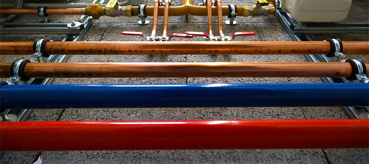 Colorful pipe system