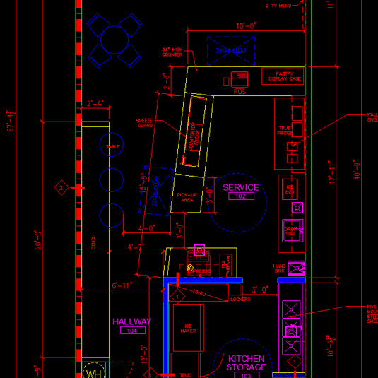 simple store floor plan