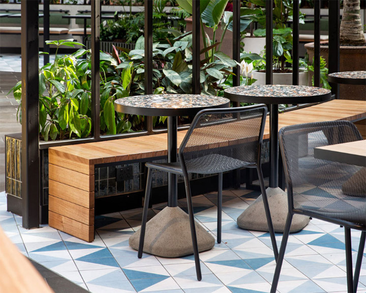 Cafe benches sales