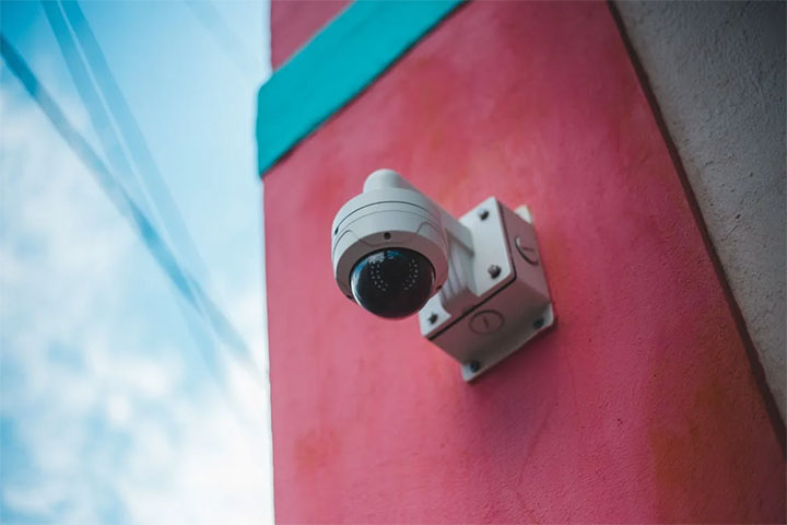 Outdoor security camera.