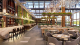 Elegant restaurant in neutral tones