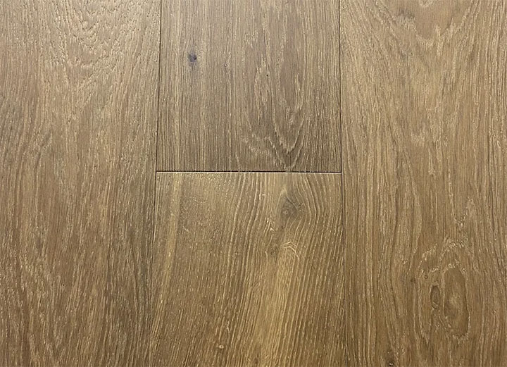 Dark oak flooring plank.