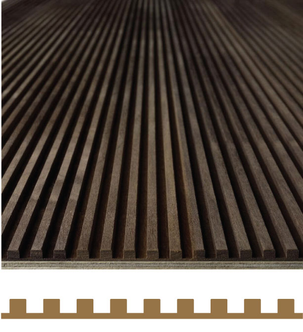 Wood sheet as one of the most popular interior design materials today.