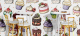 Gorgeous wallpaper that serves to enhance customer engagements in a charminf dessert store.