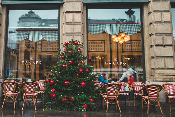Christmas seasonal outdoor decor.