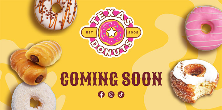 Donut shop banner design.